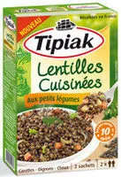 Количество сахара в Lentilles cuisinées