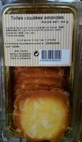 Cantidad de azúcar en Tuiles coudées amandes