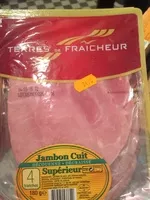 入っている砂糖の量 Jambon cuit supérieur
