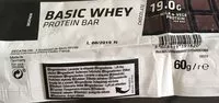 Количество сахара в Basic whey