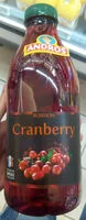 Jumlah gula yang masuk Boisson à La Cranberry