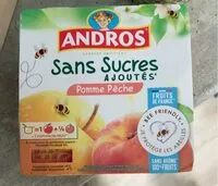 Amount of sugar in Compote Pomme Pêche Sans Sucres Ajoutés