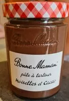 含糖量 Pâte à tartiner noisettes et cacao
