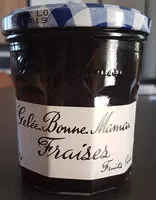 入っている砂糖の量 Gelée de Fraise