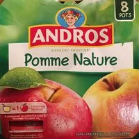 入っている砂糖の量 dessert fruitier pommes nature