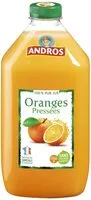 入っている砂糖の量 Oranges pressées 100% pur jus