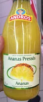 चीनी की मात्रा Jus d’Ananas pasteurisé