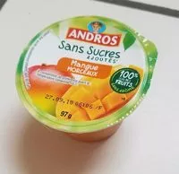 含糖量 Mangue morceaux sans sucres ajoutés