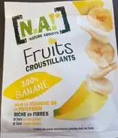 चीनी की मात्रा Fruits croustillants Banane