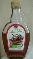 Quantité de sucre dans Sirop d'érable