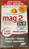 入っている砂糖の量 Mag 2 24 h