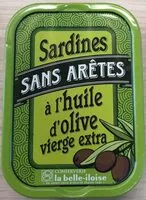 Suhkru kogus sees Sardines sans arêtes à l'huile d'olive vierge extra
