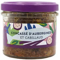 Quantité de sucre dans Concassé d'aubergines et cabillaud