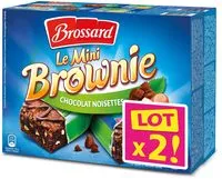 Quantité de sucre dans Brossard - lot2 mini brownie chocolat noisettes x8