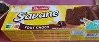 入っている砂糖の量 Savane tout choco