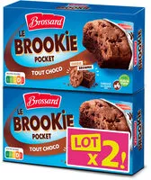 Amount of sugar in Brossard - lot 2 brookie tout choco x4