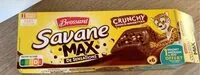 入っている砂糖の量 Savane max de sensations crunchy choco-noisettes
