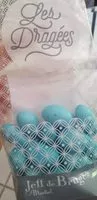 Zuckermenge drin Dragées Amande Gianduja BLEU TURQUOISE