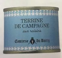 Количество сахара в Terrine de campagne aux raisins