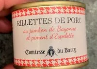 Количество сахара в Rillettes de porc