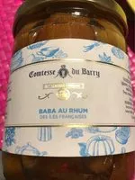 Sucre et nutriments contenus dans Comptesse du bary