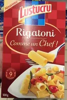 İçindeki şeker miktarı Rigatoni, Comme un Chef !