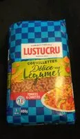 Suhkru kogus sees Coquillettes Délice aux légumes Tomates et carottes