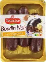 चीनी की मात्रा Boudin noir aux oignons