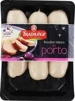 入っている砂糖の量 Boudin blanc au porto
