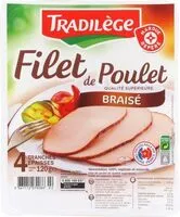 Sucre et nutriments contenus dans Filet de poulet leclerc