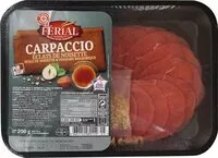 含糖量 Carpaccio de boeuf et sa marinadehuile de noisette / vinaigre balsamique 18 tranches