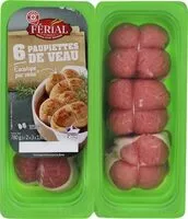 चीनी की मात्रा Paupiettes de veau x 6