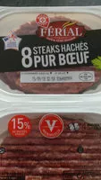 İçindeki şeker miktarı Boeuf Haché (85% de Maigre / 15% de Matières Grasses)