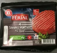 İçindeki şeker miktarı Steaks hachés de boeuf
