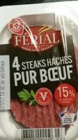İçindeki şeker miktarı Steack hache Ferial 15%mg
