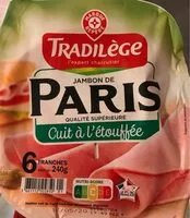 चीनी की मात्रा Jambon de paris cuit à l'étouffée
