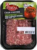 Quantité de sucre dans Chair à saucisses sans antibiotiques et sans OGM