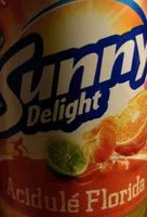 Sucre et nutriments contenus dans Sunny delight