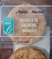 Quantité de sucre dans Burger de saumon