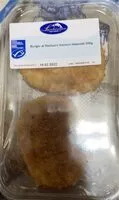 Quantité de sucre dans Burger di merluzzo panati