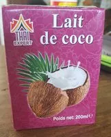 Sucre et nutriments contenus dans Thai heritage