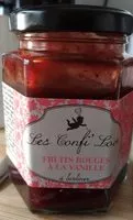 Cantidad de azúcar en Confi'love fruits rouge