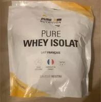 入っている砂糖の量 Pure Whey Isolat Saveur neutre