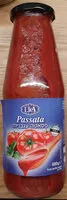Quantité de sucre dans Passata
