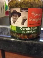 İçindeki şeker miktarı Cornichons au vinaigre
