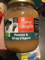 İçindeki şeker miktarı Compote pomme sirop d’agave