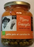 İçindeki şeker miktarı Petits pois et carottes bio