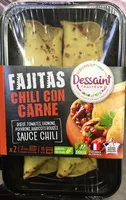Quantité de sucre dans Fajitas Chili con Carne doux