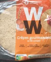 İçindeki şeker miktarı Crêpes gourmandes au blé complet
