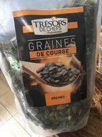 Quantité de sucre dans Graines de courges
